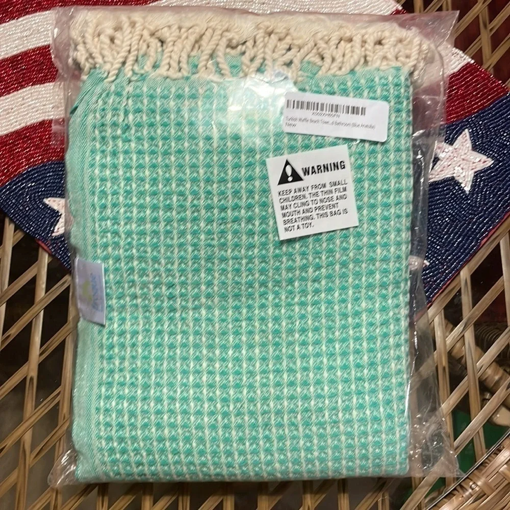 Brand New 100% Cotton Turkish Waffle Beach Towel Oversized Quick Dry Lightweight